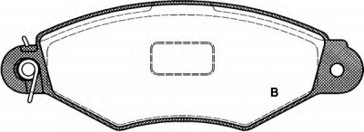 OPEN PARTS bpa064301 -  Комплект тормозных колодок, дисковый тормоз